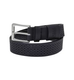 Снимка на Perforated synthetic leather strap black