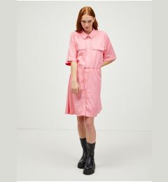 Снимка на Pink linen shirt dress VERO MODA Haf - Women