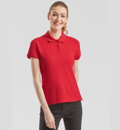 Снимка на Polo Fruit of the Loom Red Women's T-shirt