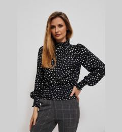 Снимка на Printed blouse with puff sleeves