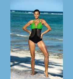 Снимка на Priscilla Erba-Nero Swimsuit M-428 (2) Green-black