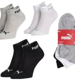 Снимка на Puma Unisex's 3Pack Socks 887498 White/Black/Grey