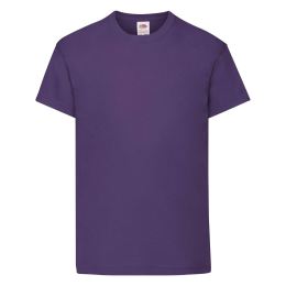 Снимка на Purple Children's T-shirt Original Fruit of the Loom