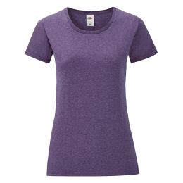 Снимка на Purple Iconic women's t-shirt in combed cotton Fruit of the Loom