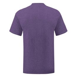 Снимка на Purple men's t-shirt in combed cotton Iconic sleeve Fruit of the Loom