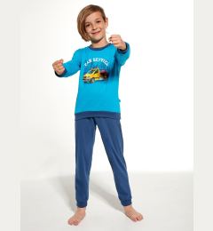 Снимка на Pyjamas Cornette Kids Boy 477/130 Car Service 86-128 turquoise