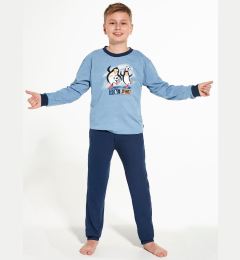 Снимка на Pyjamas Cornette Kids Boy 477/136 Goal 86-128 blue melange