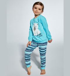 Снимка на Pyjamas Cornette Kids Girl 594/166 Sweet Puppy length/r 86-128 turquoise