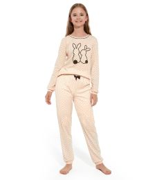 Снимка на Pyjamas Cornette Kids Girl 961/151 Rabbits length/r 86-128 peach