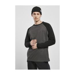 Снимка на Raglan Contrast LS charcoal/black