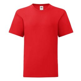 Снимка на Red children's t-shirt in combed cotton Fruit of the Loom