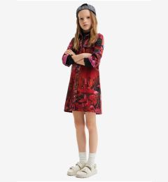 Снимка на Red Girls' Shirt Dress Desigual Alonso - Girls