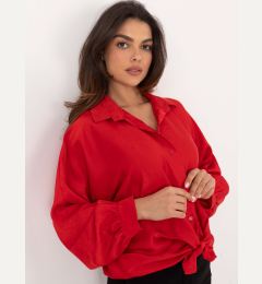 Снимка на Red oversize shirt