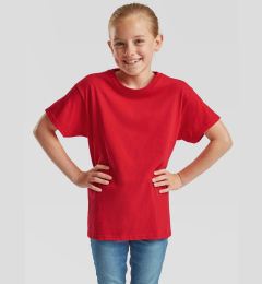 Снимка на Red T-shirt for Kids Original Fruit of the Loom