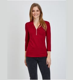 Снимка на Red T-Shirt with Three-Quarter Sleeve ORSAY - Women