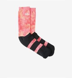 Снимка на Set of two pairs of socks in black-pink and white Quiksilver - Men