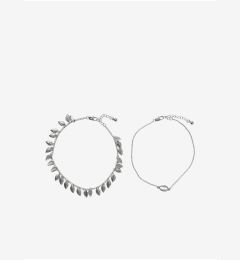 Снимка на Set of Two Women's Ankle Chains in Silver Color Pieces Bec - Women's