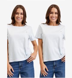 Снимка на Set of two women's T-shirts in white and light blue Tommy Jeans - Ladies