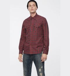 Снимка на Shirt - Diesel SEASTLONGD SHIRT burgundy