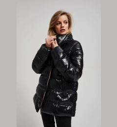 Снимка на Short quilted jacket with hood