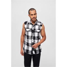 Снимка на Sleeveless shirt white/black