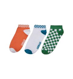 Снимка на Sneaker Socks Checks 3-Pack Orange/Green/Greengreen