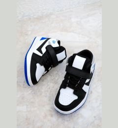 Снимка на Soho Black-White-Blue Kids Sneakers 19643