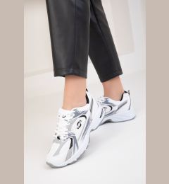 Снимка на Soho White-Grey-Black Women's Sneakers 18753