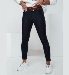 Снимка на Spodnie damskie JEANLINE skinny z paskiem jeansowe Dstreet