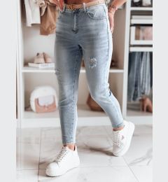 Снимка на Spodnie damskie jeansowe mom fit MOMWAY niebieskie Dstreet