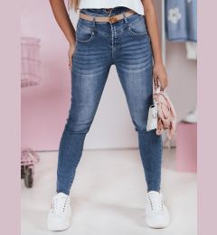 Снимка на Spodnie damskie jeansowe skinny BLUESTYL granatowe Dstreet