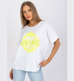 Снимка на T-shirt-DHJ-TS-6860.26X-white-yellow