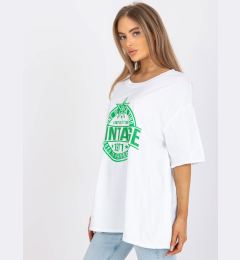 Снимка на T-shirt-DHJ-TS-6862.24X-white-green