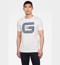 Снимка на T-Shirt - G-STAR Graphic 9 slim r t ss white