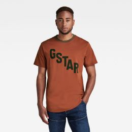 Снимка на T-shirt - G-star RAW Lash sports graphic r t brown