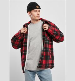 Снимка на Teddy lined plaid jacket red/black