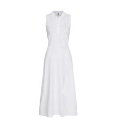 Снимка на Tommy Hilfiger Dress - FIT &amp; FLARE MIDI POLO DRESS NS white