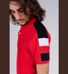 Снимка на Tommy Hilfiger Polo shirt - GS SLEEVE COLOR BLOCK SLIM POLO red