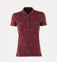 Снимка на Tommy Hilfiger Polo shirt - PANDO POLO SS red