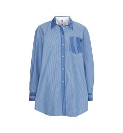 Снимка на Tommy Hilfiger Shirt - ORG CO STRIPE OVERSIZED SHIRT LS blue