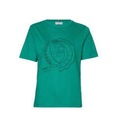 Снимка на Tommy Hilfiger T-Shirt - ICON REG CREST C-NK TEE SS green