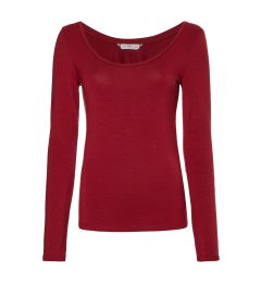 Снимка на Tommy Hilfiger T-shirt - SLIM SOFT TENCEL SCO red