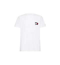 Снимка на Tommy Hilfiger T-shirt - WAVY FLAG CASUAL TEE white