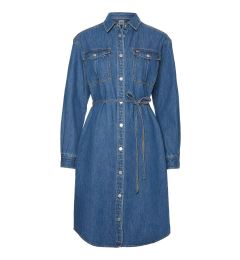 Снимка на Tommy Jeans Dress - TJW L/S BELTED DENIM DRESS blue