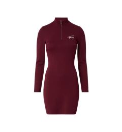 Снимка на Tommy Jeans Dress - TJW LS SIGNATURE BOD red