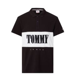 Снимка на Tommy Jeans Polo shirt - TJM CLSC SERIF BLOCK POLO black