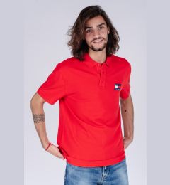 Снимка на Tommy Jeans Polo shirt - TJM TOMMY BADGE POLO red