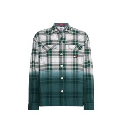 Снимка на Tommy Jeans Shirt - TJM DIP DYE CHECK OVERSHIRT green