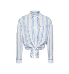 Снимка на Tommy Jeans Shirt - TJW FRONT TIE STRIPE SHIRT blue