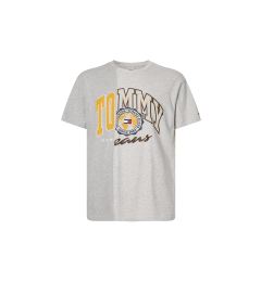 Снимка на Tommy Jeans T-Shirt - TJM HALF N HALF COLLEGE TEE grey